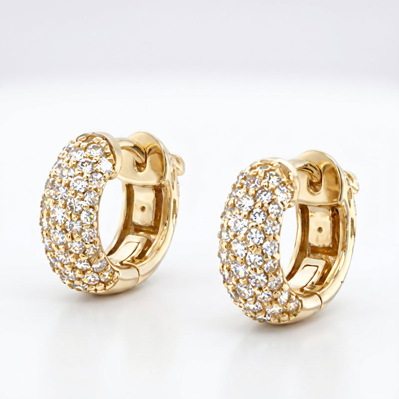 Earrings – Diamond, Gold, & Stud