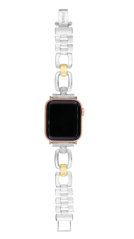 Sterling Silver & 14K Yellow Gold Apple Watch Band