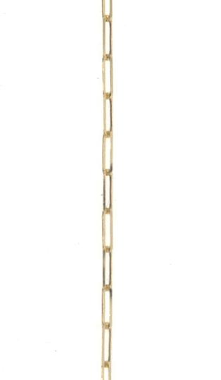 14K Yellow Gold Paperclip Bracelet