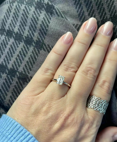 Close-up of diamond ring