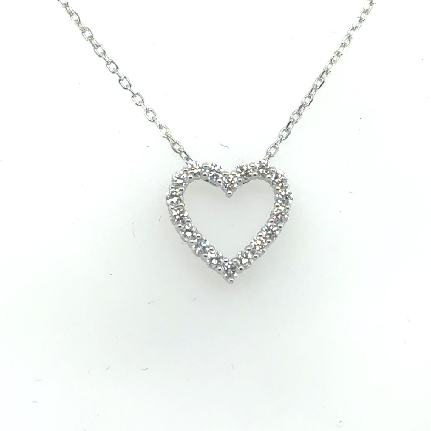 Sterling Silver 0.50ctw Lab Grown Diamond Pendant