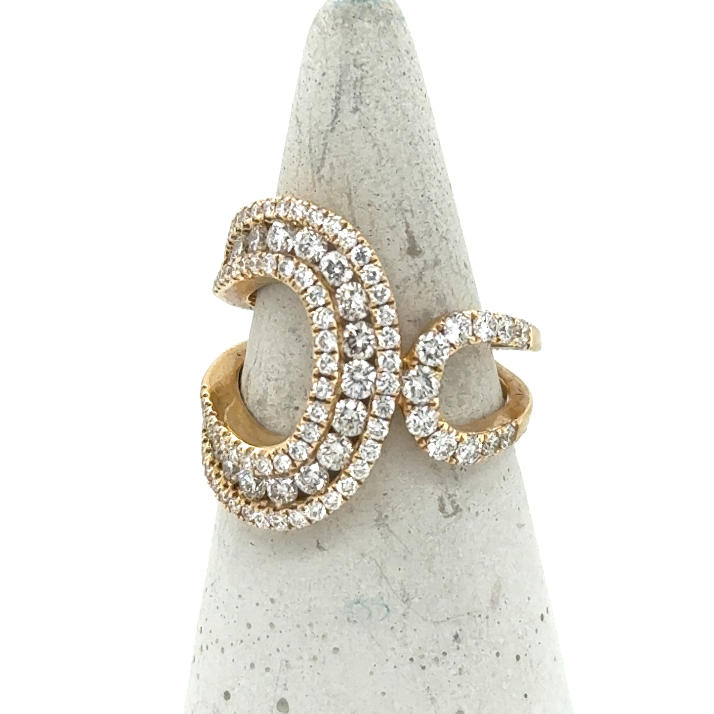 14K Yellow Gold Diamond Ring