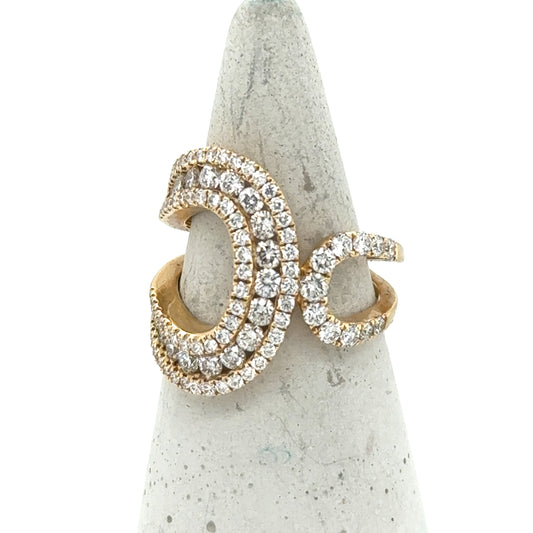 14K Yellow Gold Diamond Ring