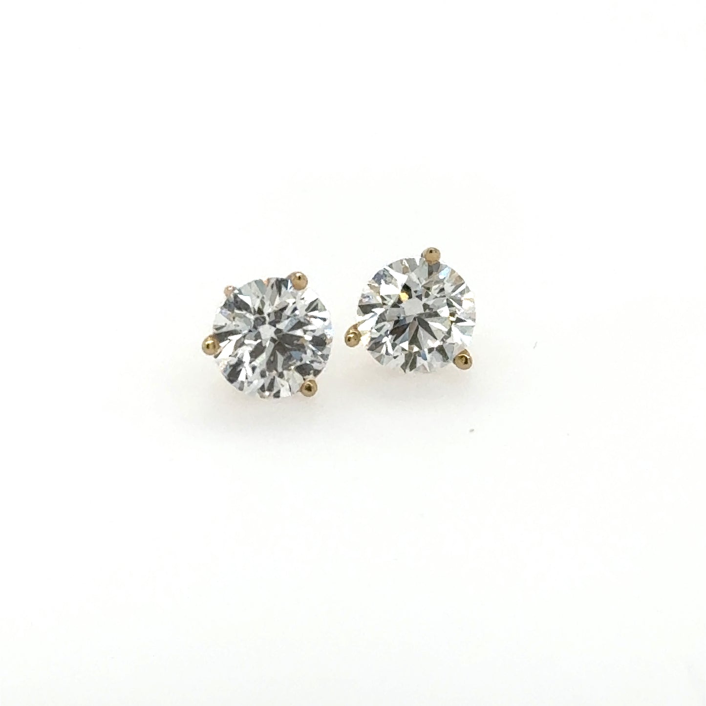 14K Yellow Gold 2.05ctw Lab Grown Diamond Stud Earrings