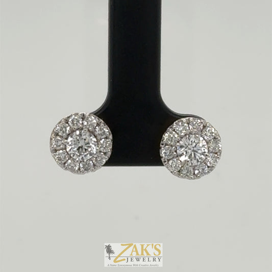 14K 1.5ctw Lab Grown Diamond Stud Earrings