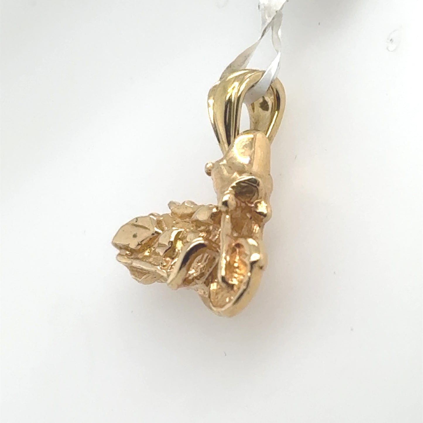 14K Yellow Gold Motorcycle Charm