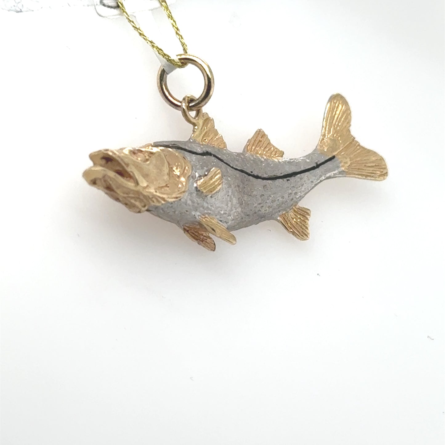 14K Two-Tone Snook Charm