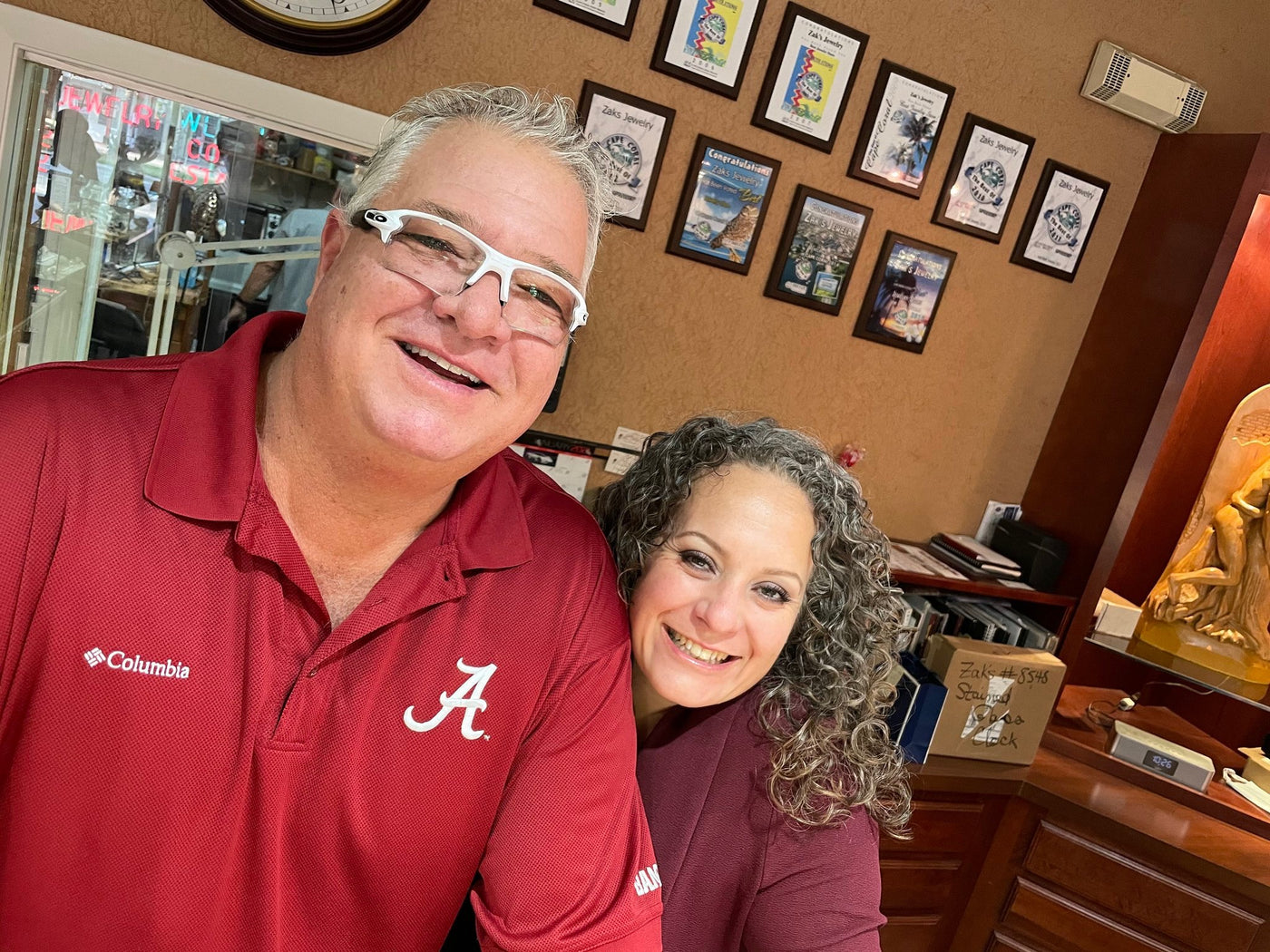#SWFLStrong pendant — handcrafted Florida silhouette