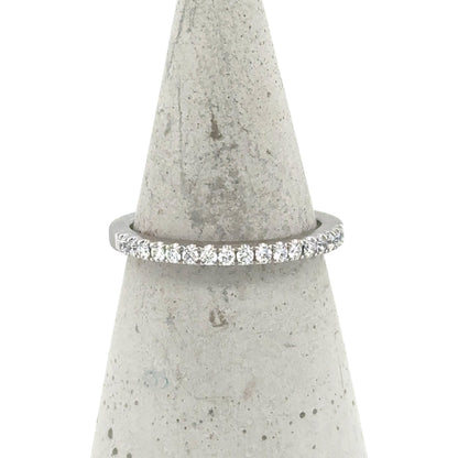 14K White Gold Diamond Wedding Band - 0.21ctw Round Brilliant