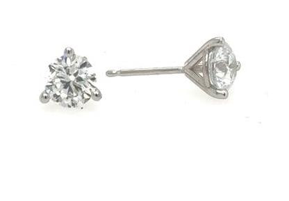14K White Gold 1.50ct Lab-Grown Diamond Stud Earrings